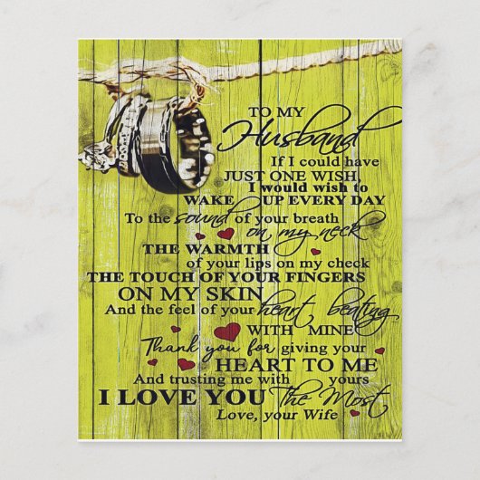 Love Letter to Husband | Speciale uitgave bij Man  Flyer (Achterkant)