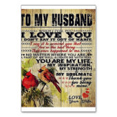 Love Letter to Husband | Speciale uitgave bij Man  Kaart (Voorkant)