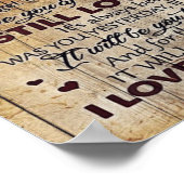 Love Letter to Husband | Speciale uitgave bij Man  Poster (Hoek)