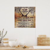 Love Letter to Husband | Speciale uitgave bij Man  Poster (Keuken)