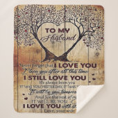 Love Letter to Husband | Speciale uitgave bij Man Sherpa Deken (Voorkant)