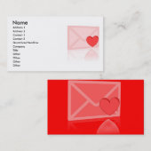 Love Letter Visitekaartje (Voorkant / Achterkant)