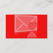 Love Letter Visitekaartje (Achterkant)