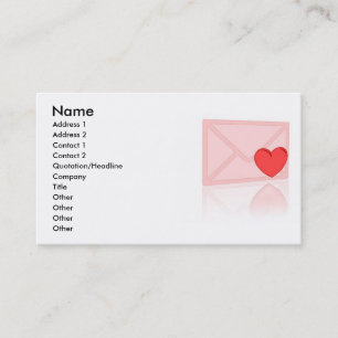 Love Letter Visitekaartje