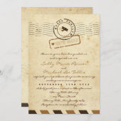 Love Letter Wedding Invitation Kaart (Voorkant / Achterkant)