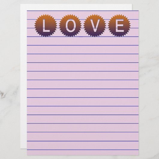 Love Letterhead (Voorkant / Achterkant)