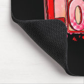 Love Lettering Leopard Day Pink Valentine s Muismat (Hoek)