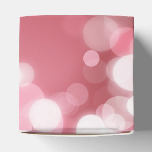 Love Lettering Red Hearts Bedankdoosjes (Bovenkant)