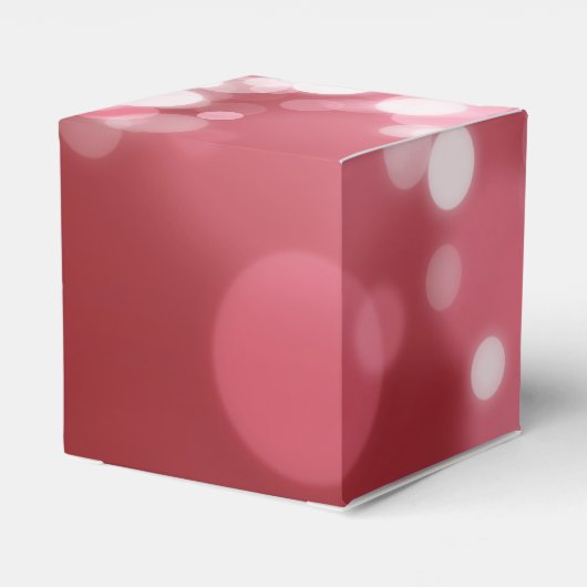 Love Lettering Red Hearts Bedankdoosjes (Achterkant)