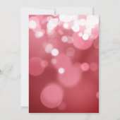 Love Lettering Red Hearts Kaart (Achterkant)