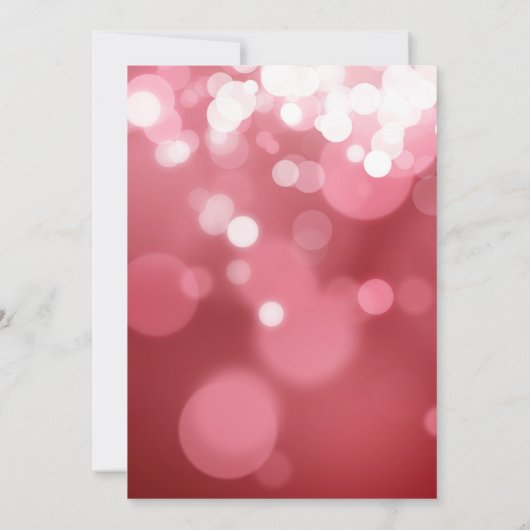 Love Lettering Red Hearts Kaart (Achterkant)