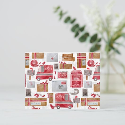 Love Letters Briefkaart (Staand voorkant)