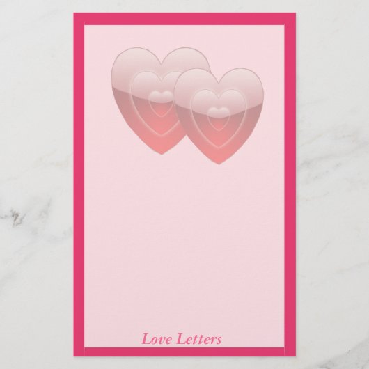 Love Letters Briefpapier (Voorkant)