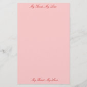 Love Letters Briefpapier (Voorkant)