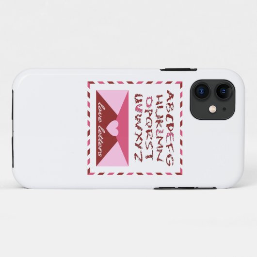 Love Letters Case-Mate iPhone Case (Achterkant (horizontaal))
