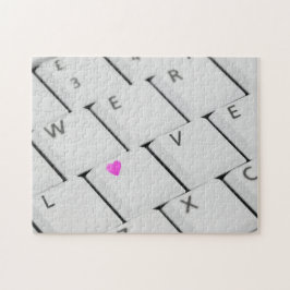 Love Letters-computertoetsenbord Legpuzzel