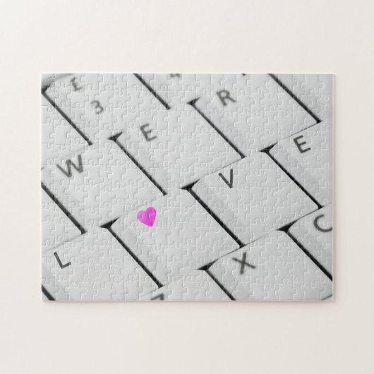 Love Letters-computertoetsenbord Legpuzzel (Horizontaal)