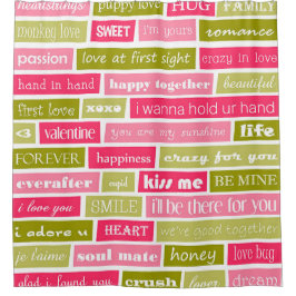 Love Letters Douchegordijn