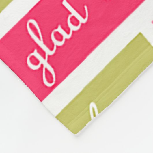 Love Letters Fleece Deken (Hoek)