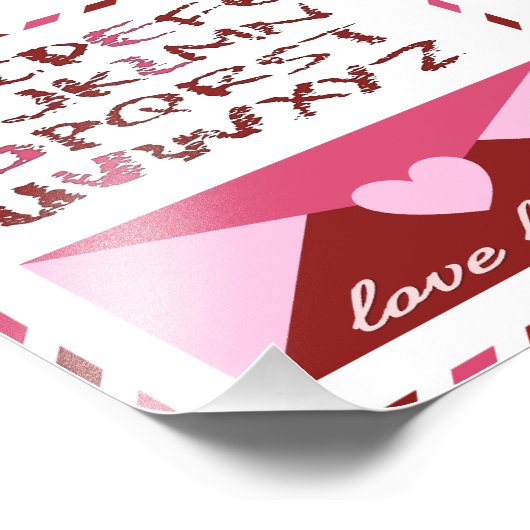 Love Letters Foto Afdruk (Hoek)