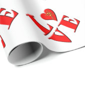 LOVE Letters ( L♥VE) Cadeaupapier (Rol Hoek)
