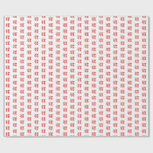 LOVE Letters ( L♥VE) Wrapping Paper Cadeaupapier (Vlak)