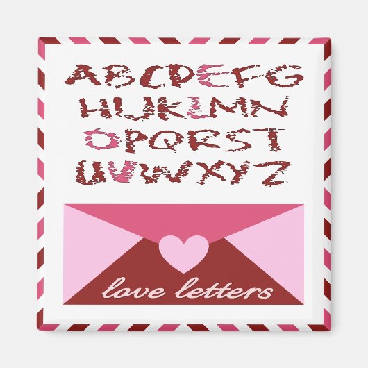 Love Letters Magneet (Voorkant)