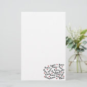 Love Letters Matching Set briefpapier (Staand voorkant)