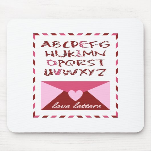 Love Letters Muismat (Voorkant)