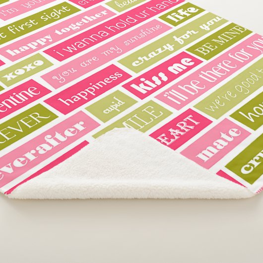 Love Letters Sherpa Deken (3/4)