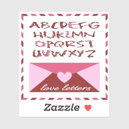 Love Letters Sticker (Vel)