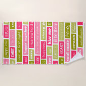 Love Letters Strandlaken (Voorkant)