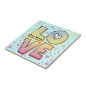 Love Letters  Tegeltje (Zijkant)