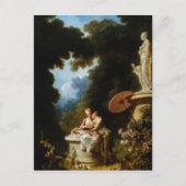 Love Letters van Jean Honore Fragonard Briefkaart (Voorkant)