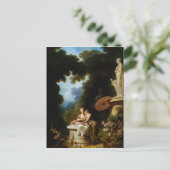 Love Letters van Jean Honore Fragonard Briefkaart (Staand voorkant)