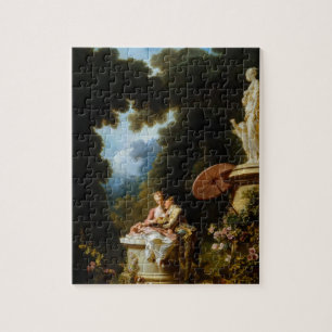 Love Letters van Jean Honore Fragonard Legpuzzel