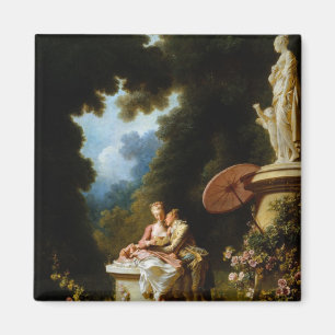 Love Letters van Jean Honore Fragonard Magneet