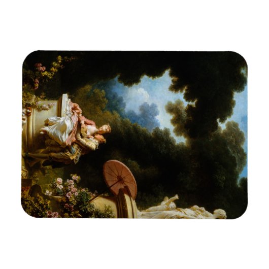 Love Letters van Jean Honore Fragonard Magneet (Horizontaal)