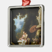 Love Letters van Jean Honore Fragonard Metalen Ornament (Links)