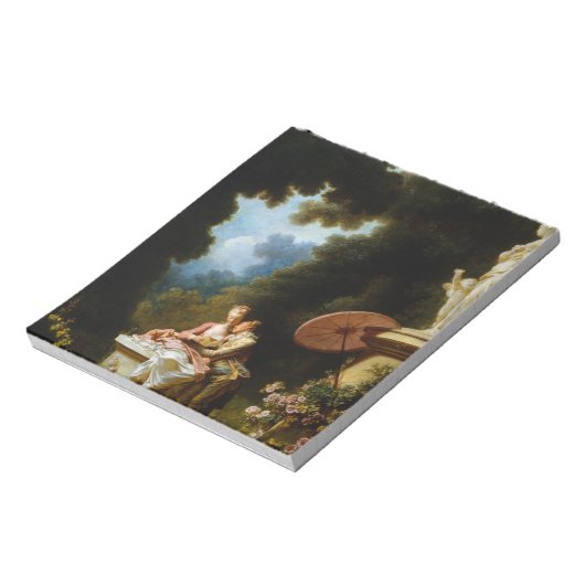 Love Letters van Jean Honore Fragonard Notitieblok (Linkerzijde)
