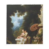 Love Letters van Jean Honore Fragonard Notitieblok (Voorkant)