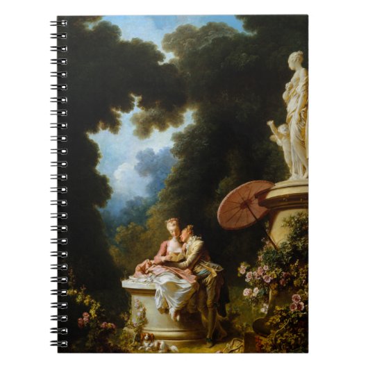 Love Letters van Jean Honore Fragonard Notitieboek (Voorkant)