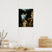 Love Letters van Jean Honore Fragonard Poster (Keuken)