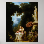 Love Letters van Jean Honore Fragonard Poster (Voorkant)