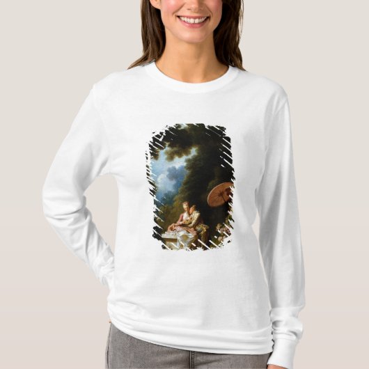 Love Letters van Jean Honore Fragonard T-shirt (Voorkant)