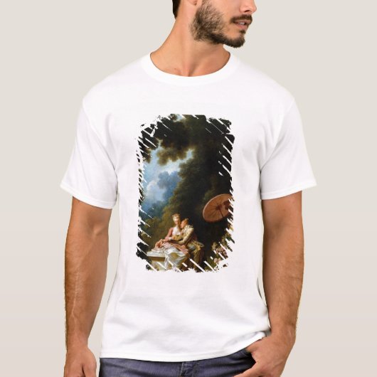 Love Letters van Jean Honore Fragonard T-shirt (Voorkant)