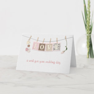 Love Letters Weddenschap Gefeliciteerd Kaart