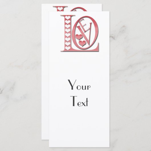 Love Letters with Hearts by Shirley Taylor (Voorkant / Achterkant)