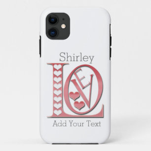 Love Letters with Hearts by Shirley Taylor Case-Mate iPhone Case