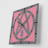 LOVE LEX PSTAN BY MASANSER PIXELAT VIERKANTE KLOK (Hoek)